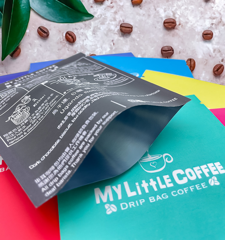 Le papier d'aluminium a stratifié le petit sac d'emballage de Cooffee de sacs de preuve d'odeur d'emballage en plastique