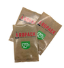 Sacs de café moulus imprimés par côté recyclable de cultures de café de sachet de thé d'égouttement avec l'argent de valve