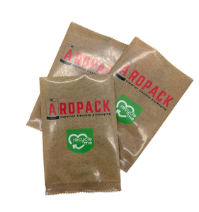 Sacs de café moulus imprimés par côté recyclable de cultures de café de sachet de thé d'égouttement avec l'argent de valve
