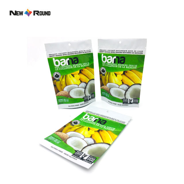 Sac d'emballage alimentaire en plastique refermable pour Fruits secs et légumes, sacs de collation de Fruits imprimés personnalisés