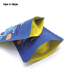 Sacs en plastique Mylar hermétiques anti-odeur, petit emballage holographique Laser réutilisable à fermeture éclair, Mini sac de gommes