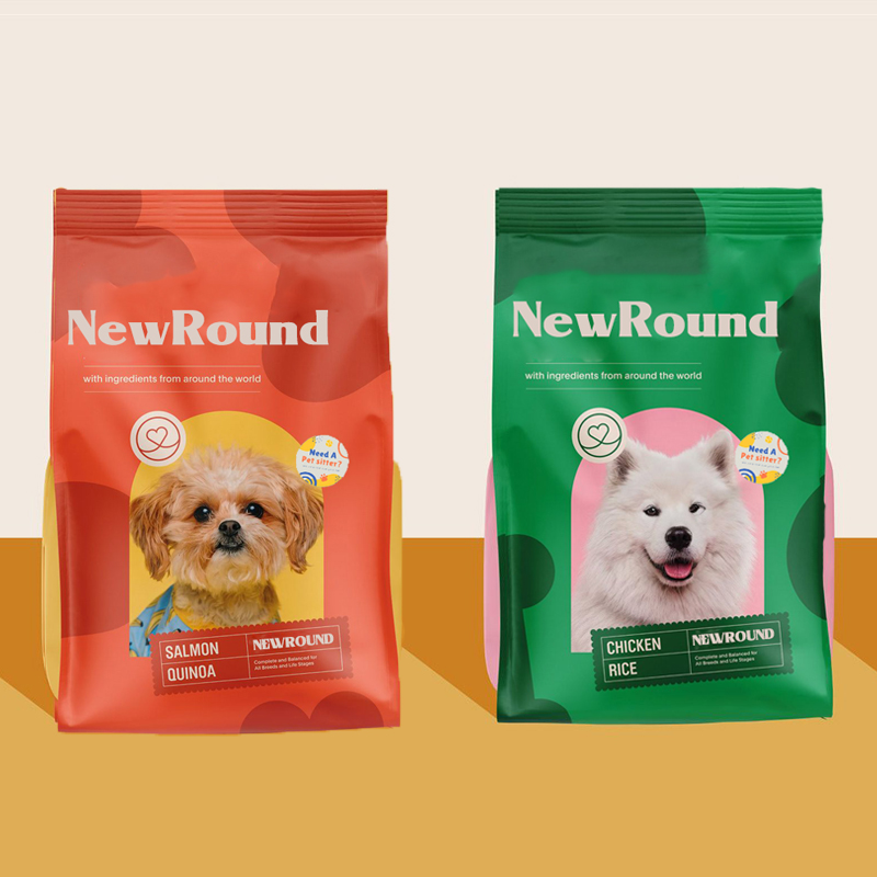 Sacs de gousset côté épanouis