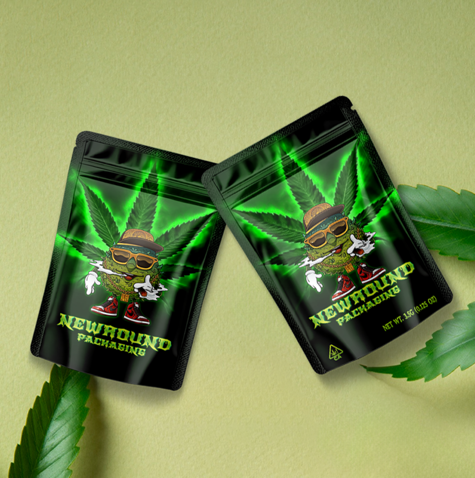 Sac de marijuana à fermeture éclair