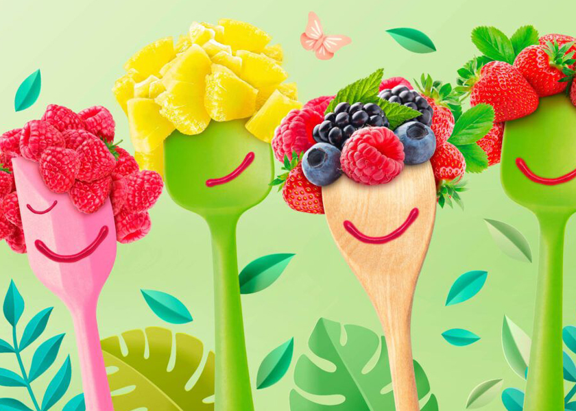 Scoches de collation saines pour les enfants avec une fermeture résistante aux enfants