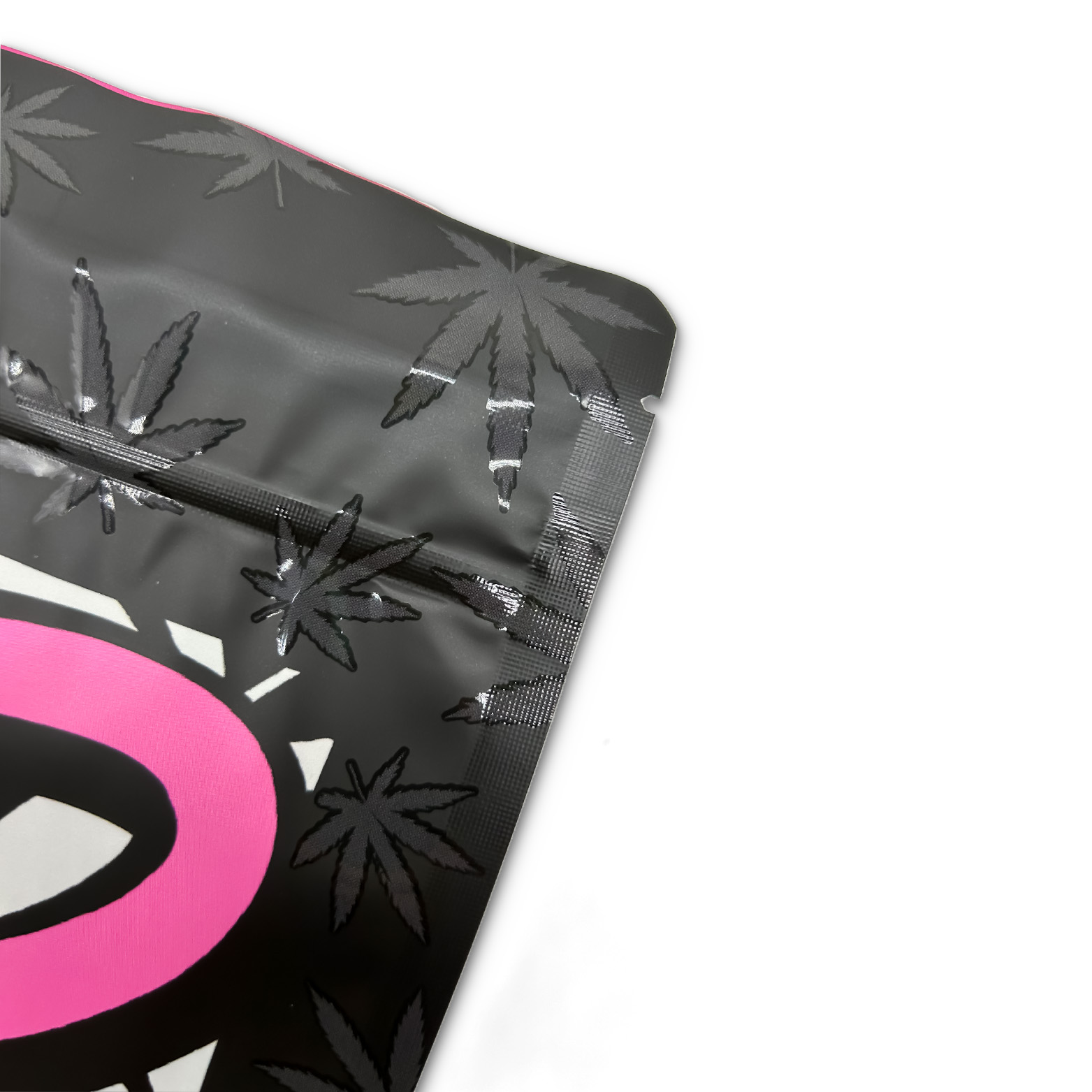 Tenez le sac Mylar imprimé personnalisé par pochette Doypack avec des sacs en Mylar anti-odeur brillants UV 7g 14g sacs d'emballage comestibles 