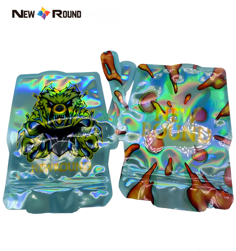 pochette en forme d'oem sacs en mylar de forme spéciale