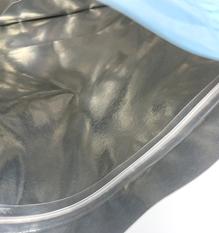 Sacs en plastique de sac inférieur carré supérieur de tirette d'emballage alimentaire mat de haute qualité