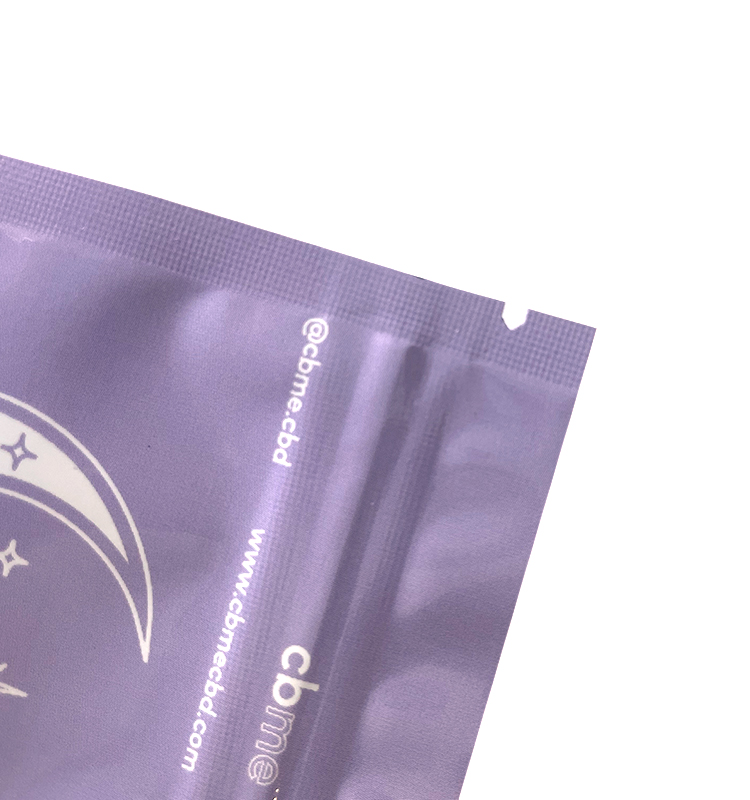 Sac de masque facial d'emballage de masque facial de sac de joint de trois côtés de papier d'aluminium de catégorie avec le logo