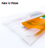 Sac d'emballage plat en plastique transparent PP avec soufflet latéral