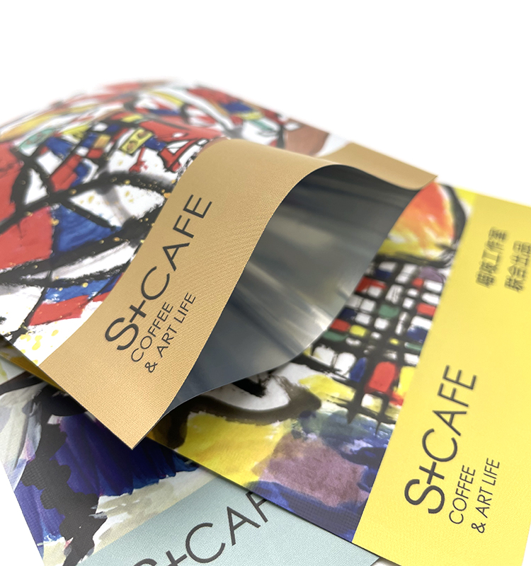 Rescellable personnalisé tiennent les sacs de café faits sur commande biodégradables d'emballage de café