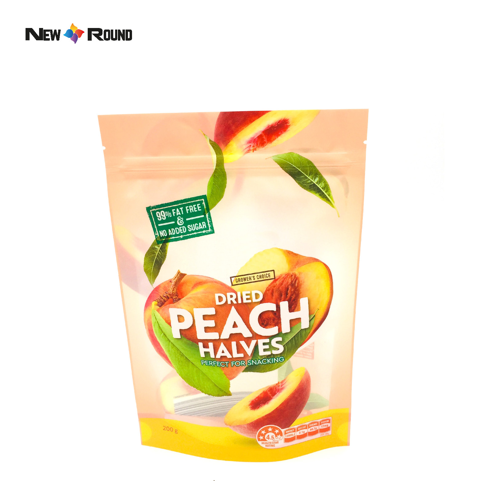Logo personnalisé en gros Snack Mangue Fruits secs Emballage en plastique Stand Up Pouch Sac d'emballage alimentaire sec