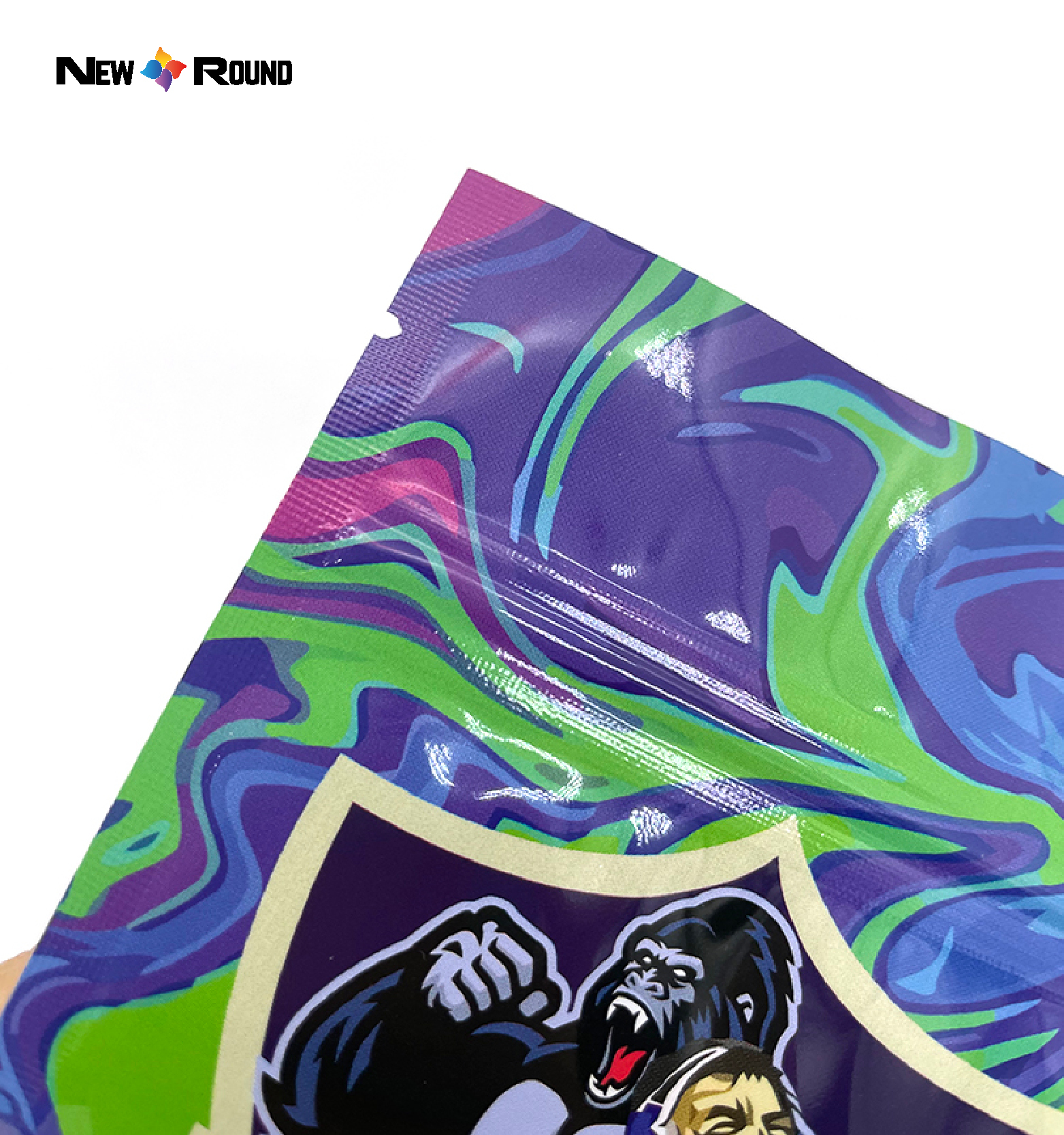 Forme d'impression d'emballage de poche de Mylar du sac 3,5 de gousset latéral de ChildProof personnalisable