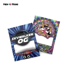 Sacs formés adaptés aux besoins du client du Mylar 3.5G sacs refermables de serrure de fermeture éclair sacs anti-odeur de stockage de nourriture