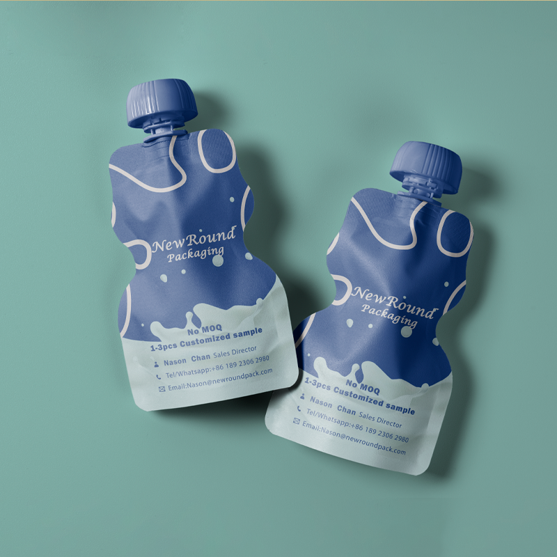 Sachets de bec imprimés personnalisés pour la nourriture de marque