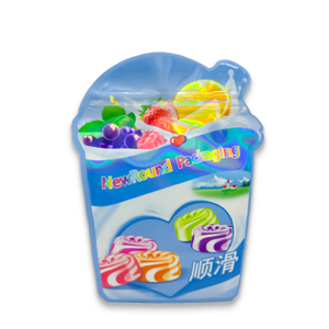 La poche faite sur commande de sucrerie tiennent des sacs de Mylar de forme 8ème sacs holographiques UV de tache de Mylar avec Ziplock