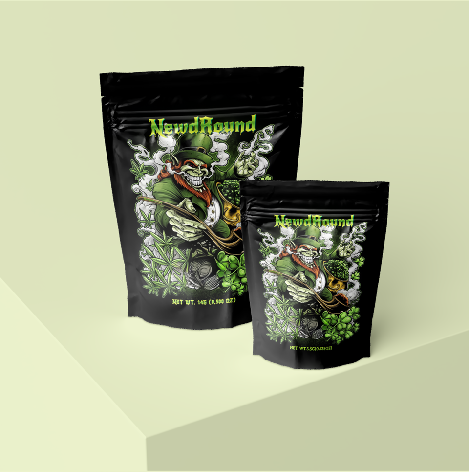 Sacs refermables holographiques de Mylar de serrure de fermeture éclair de preuve d'odeur de cannabis