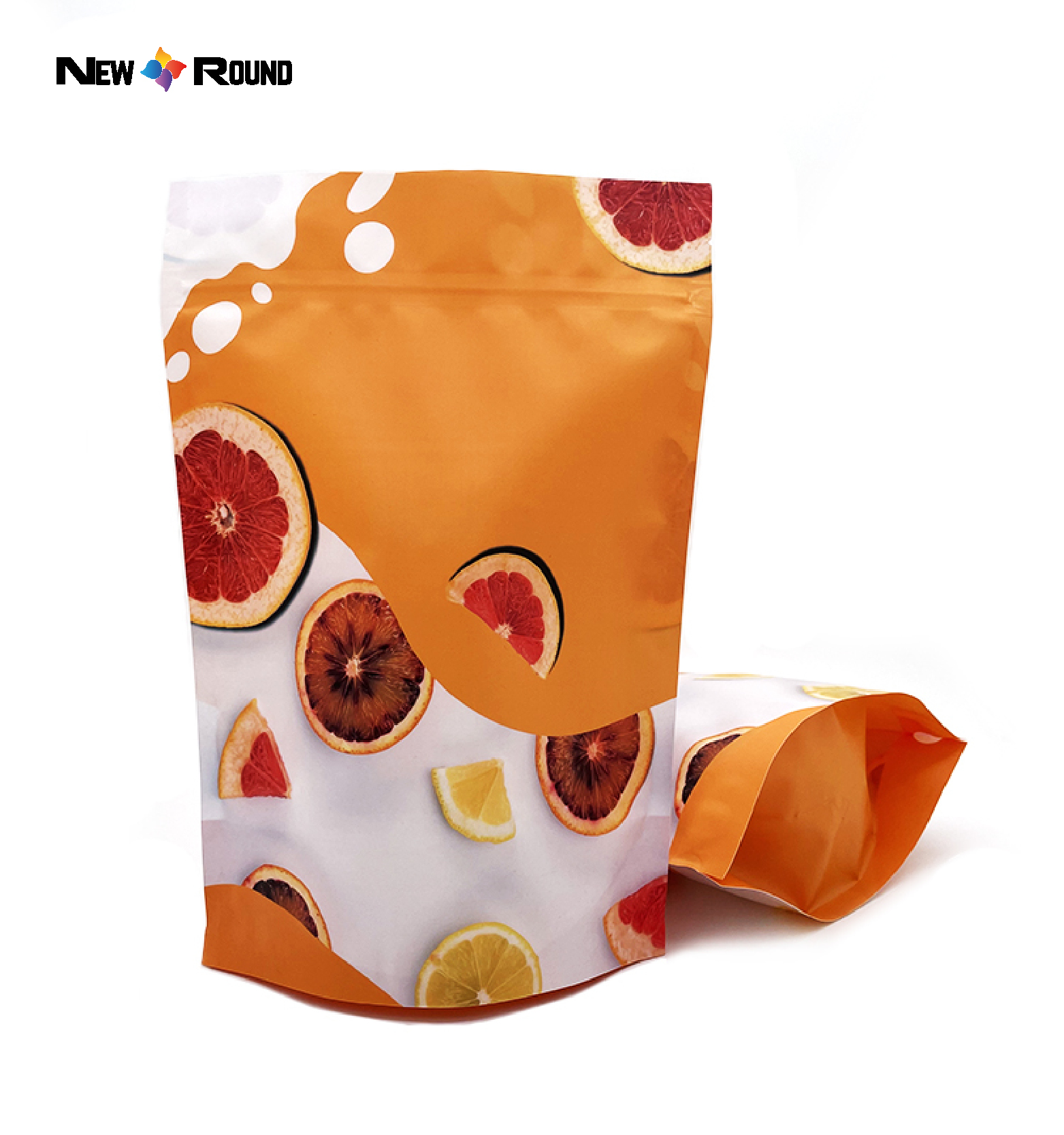 Sac d'emballage alimentaire d'emballage de pochette en plastique de collation Ziplock de qualité imprimée personnalisée