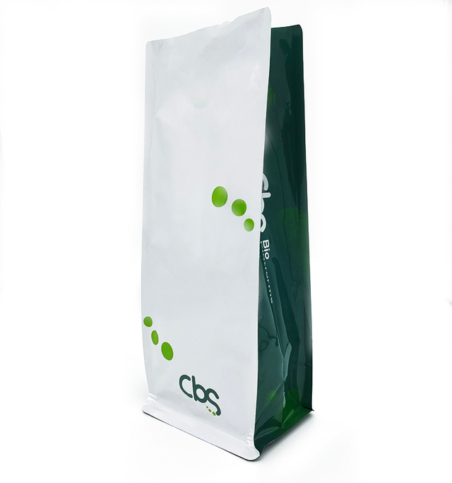 Pochette de café à fond plat, sacs d'emballage de grains de café vides personnalisés