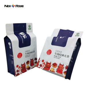 Emballage alimentaire refermable, pochettes debout pour collations aux fruits secs, sacs à fermeture éclair, sac en aluminium auto-scellant