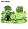 Sacs en Mylar gomme comestible, emballage de mauvaises herbes imprimé personnalisé, vente en gros, pochette de forme spéciale