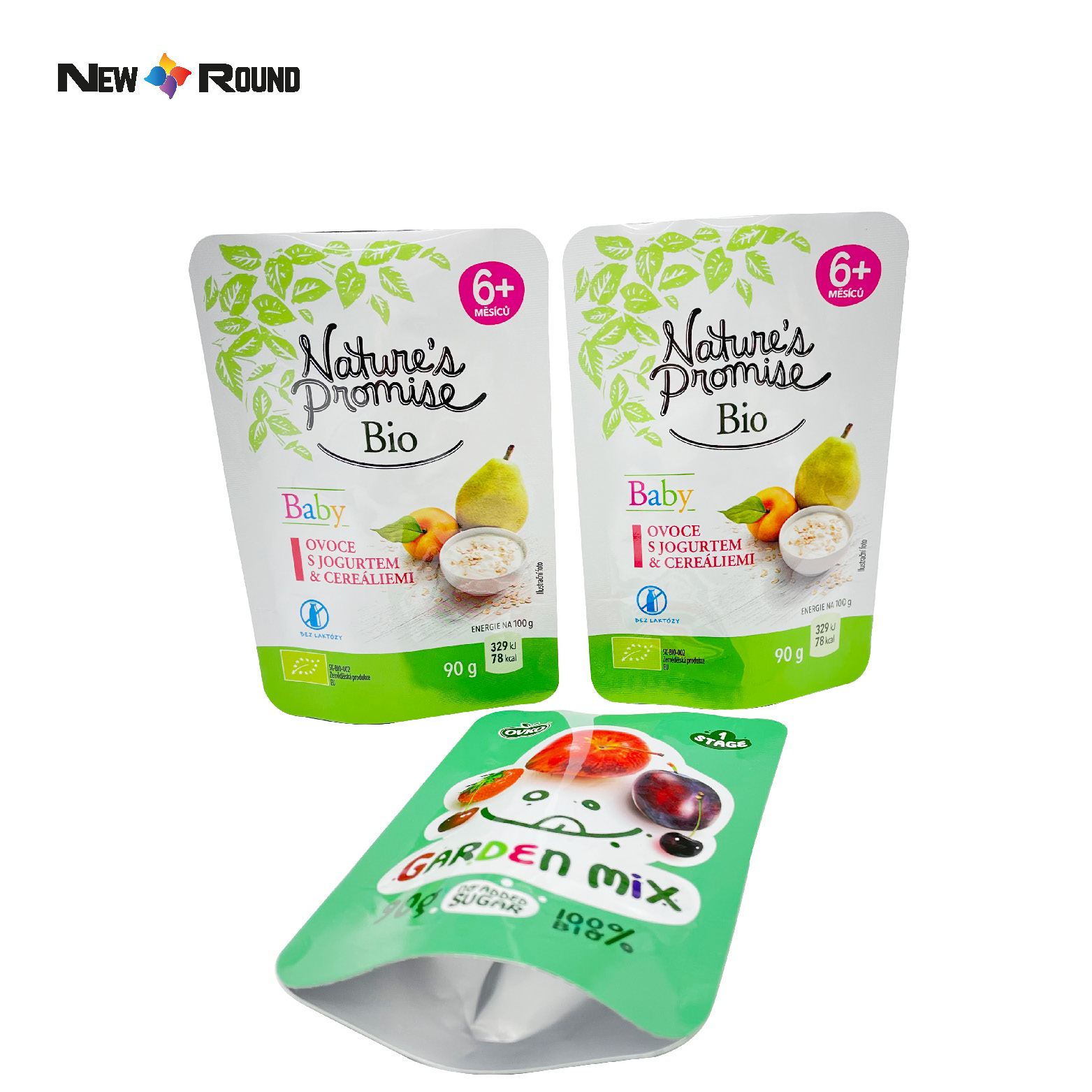 Fermeture à glissière imprimée personnalisée de vente chaude tiennent des sacs de fruits secs de noix de cajou et d'arachide de poche