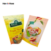 Logo personnalisé en gros Snack Mangue Fruits secs Emballage en plastique Stand Up Pouch Sac d'emballage alimentaire sec