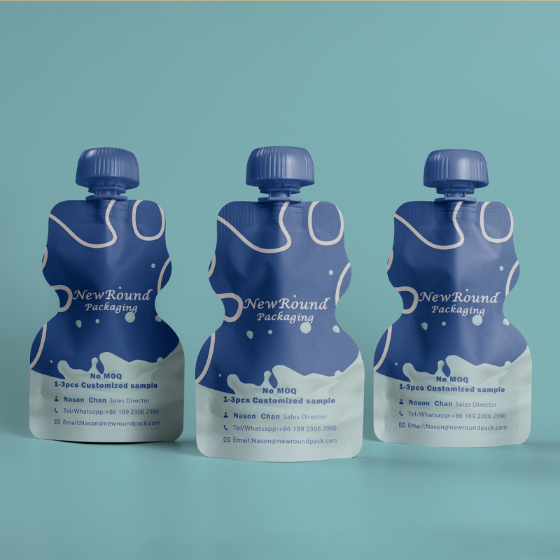 Sachets de bec imprimés personnalisés pour la nourriture de marque