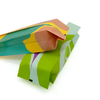  Sacs de sachets d'emballage de grains de café en plastique et aluminium à joint quadruple à soufflet latéral personnalisé avec valve