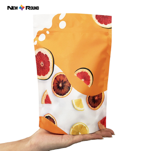 Sac d'emballage alimentaire d'emballage de pochette en plastique de collation Ziplock de qualité imprimée personnalisée