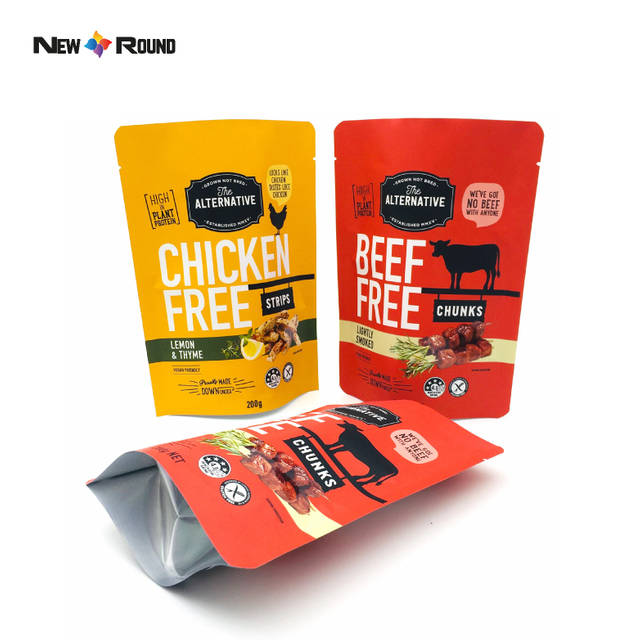 Tenez le sachet en plastique fait sur commande de Digital d'emballage de poudre d'épice de poche