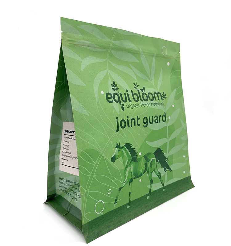 Sac ziplock à fond carré pour poudre de protéine de lactosérum à usage industriel alimentaire