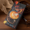 Impression personnalisée en gros petit sachet mat thermoscellable à trois côtés scellé sac d'emballage alimentaire de café thé vide