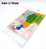 Sac d'emballage plat en plastique transparent PP avec soufflet latéral
