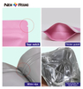 Pochettes debout imprimées sur mesure, emballage de collations, aliments plats auto-scellants