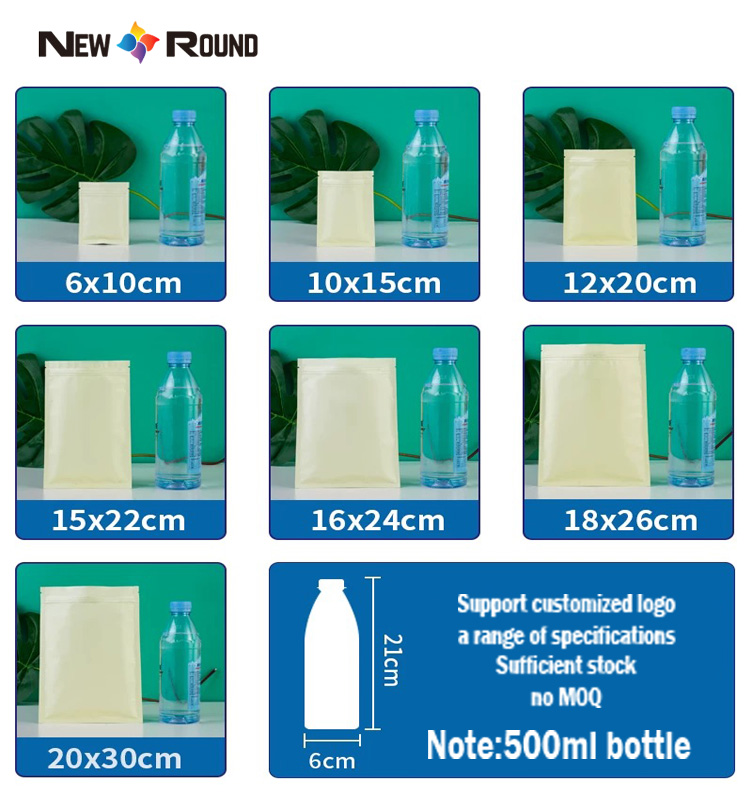 Sacs en plastique personnalisés sac d'emballage alimentaire papier d'aluminium en plastique 