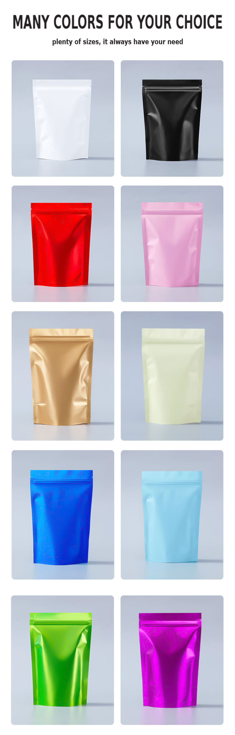emballage en pochette personnalisé