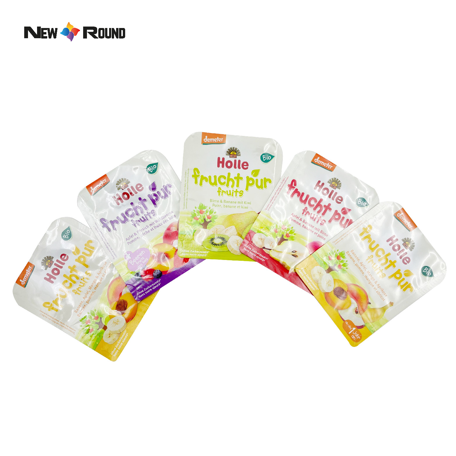 Qualité alimentaire biodégradable debout mangue ananas banane fruits secs chips sac de collation en aluminium