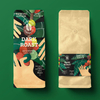 Sacs de gousset côté compostable pour café spécialisé