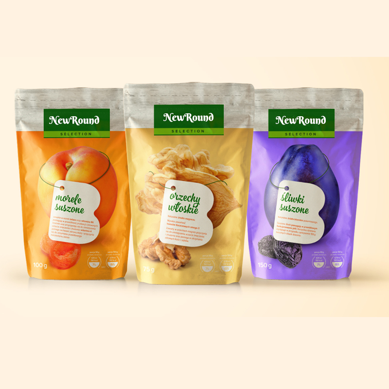 La fermeture à glissière de stockage alimentaire Stand Up Mylar Sacs avec impression personnalisée