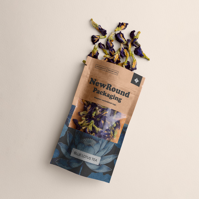 Les pochettes Kraft imprimées personnalisées avec fenêtre transparente 