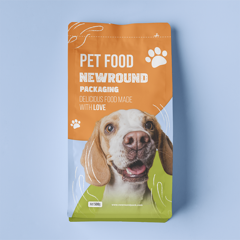 Sachets alimentaires pour chiens à fond plat 100% recyclables