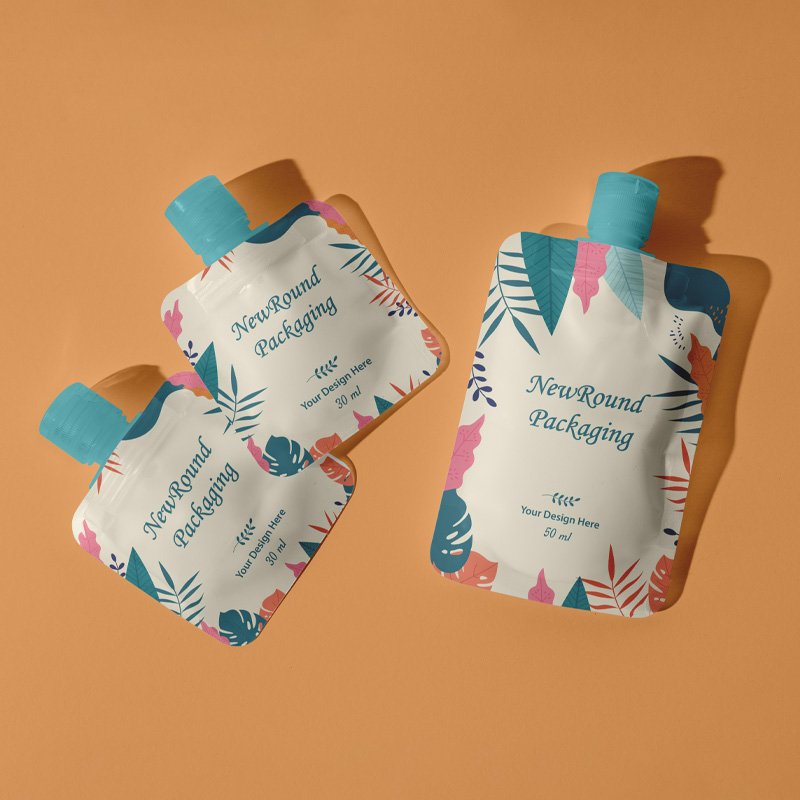 Sachets de bec stand-up avec couvercle facile pour un stockage pratique