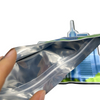 Emballage en forme de découpe, Ziplock irrégulier 3.5, Logo anti-odeur imprimé, conception personnalisée, sacs en Mylar découpés avec des matrices